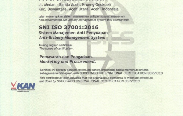 PIM Raih Sertifikat SMAP ISO 37001